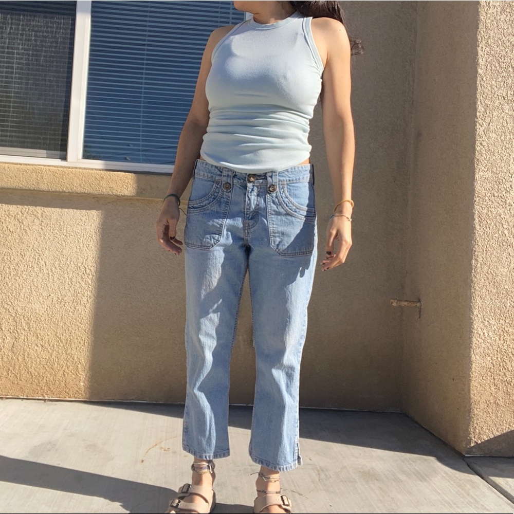 A New Day Baby Blue Muscle Tank Top Size S
